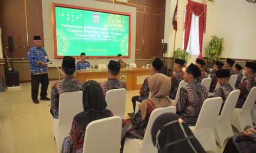 Boyolali Berangkatkan 28 Peserta Musabaqah Tilawatil Qur'an Jateng 2024 ke Pati