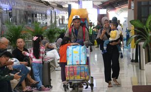 H-3 Lebaran, 10.630 Pemudik Tiba di Stasiun Wilayah Daop 7 Madiun