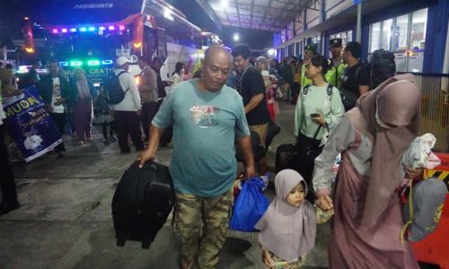 Minggu-Senin Diprediksi Jadi Puncak Arus Balik di Terminal Wonogiri