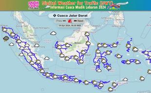 Berikut Ramalan Cuaca Arus Balik Jalur Darat Lebaran 2024 di Seluruh Indonesia