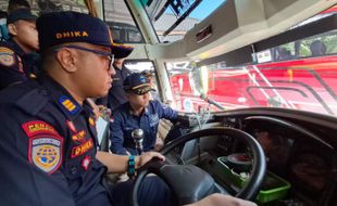 Jelang Lebaran, Tim Gabungan Datangi 3 PO di Boyolali untuk Ramp Check Bus