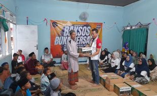 Santri Yatim dan Duafa di Sragen Berbuka Puasa Bareng Komunitas SSR