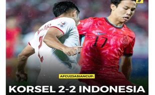 Indonesia Gagal Pertahankan Keunggulan, Pertandingan Lanjut ke Extra Time