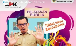 ASN Pemkab Klaten Ramai-ramai Unggah Video Antikorupsi dari KPK, Ini Isinya