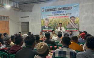 Petani di Karanganyar Yakin Cagub Sudaryono Mampu Bawa Jateng Maju Mapan