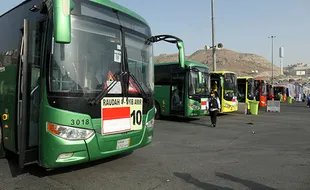 450 Bus Shalawat Siap Antar Jemaah Haji Indonesia di Makkah 24 Jam Nonstop