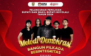 Sabtu Malam, Band Letto Meriahkan Melodi Demokrasi di Alun-alun Kidul Boyolali