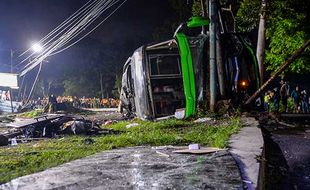 Sopir Bus Jadi Tersangka Kecelakaan Maut di Subang