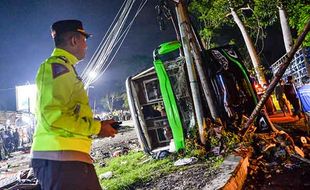 Tak Ditemukan Jejak Rem, Ini Dugaan Penyebab Kecelakaan Bus Maut di Subang