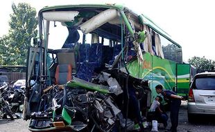 Kecelakaan Bus Study Tour di Tol Jombang, Sopir Ditetapkan sebagai Tersangka