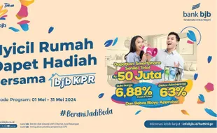 HUT ke-63 Bank Bjb, Ada Promo KPR dan KKB Bunga Murah Berlimpah Hadiah