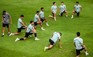 Pemain Timnas Indonesia Jalani Latihan Perdana Jelang Kualifikasi Piala Dunia