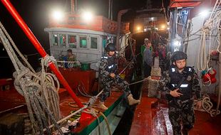 PSDKP Tangkap Dua Kapal Asal Vietnam Curi Ikan di Perairan Natuna Kepri