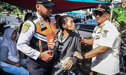 Dishub dan Satpol PP Tertibkan Sejumlah Juru Parkir Liar di Jakarta