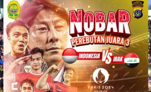 Nanti Malam, Pemkab Bantul Gelar Nobar Timnas Vs Irak di Lapangan Paseban