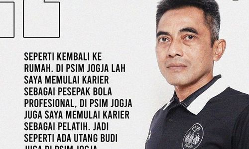 PSS Sleman Ucapkan Selamat kepada Seto Nurdiyantoro jadi Pelatih PSIM