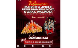 Aftershine Konser Gratis di Launching Maskot dan Jingle Pilkada Solo 2024