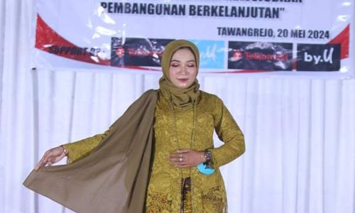 Cara Seru Desa Tawangrejo Rayakan HUT Wonogiri, Ada Lomba Fashion Show Ibu-Ibu