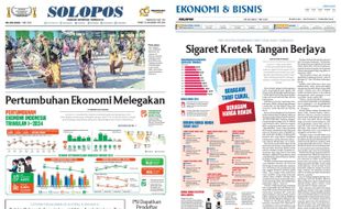 Solopos Hari Ini : Pertumbuhan Ekonomi Melegakan