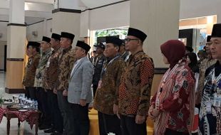 Wamenag Lepas Calhaj Kloter 1 Embarkasi Solo ke Tanah Suci, Ini Pesannya