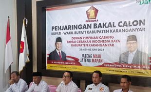 Gerindra Karanganyar Buka Pendaftaran, Ilyas Akbar Satset Lamar Bakal Cabup