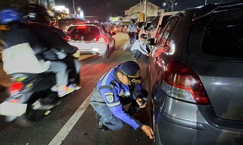 Parkir Sembarangan di Malioboro Jogja, Puluhan Kendaraan Digembosi & Ditilang