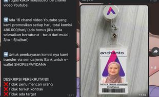 Kenali Modus Penipuan Lowongan Kerja Freelance Online Lalu Minta Deposit Uang