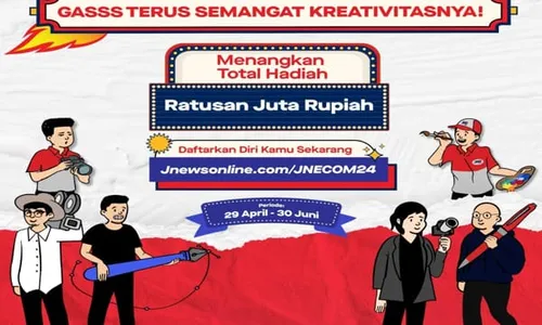 JNE Content Competition 2024 Berhadiah Ratusan Juta Rupiah Digelar, Yuk Daftar!