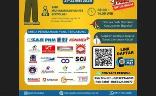 Siapkan Lamaranmu! SMK Muhammadiyah 04 Boyolali Gelar Job Fair 2 Hari