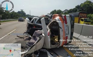 Kronologi Ambulans asal Klaten Kecelakaan di Tol Batang-Semarang