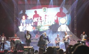 Mantap! Pasukan Oranye Jadi Tamu Spesial di Konser Matur Nuwun Klaten Resik