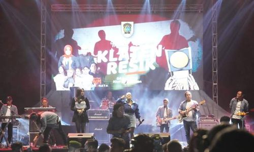 Mantap! Pasukan Oranye Jadi Tamu Spesial di Konser Matur Nuwun Klaten Resik