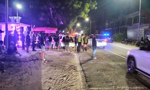 Kecelakaan Beruntun di Depan Crown Karaoke Madiun, Pengendara Motor Meninggal