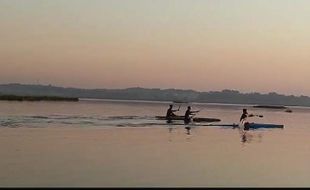 Tak Ada Eceng Gondok, Atlet Dayung Senang Latihan di Waduk Cengklik Boyolali