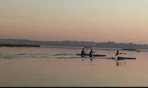 Tak Ada Eceng Gondok, Atlet Dayung Senang Latihan di Waduk Cengklik Boyolali