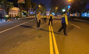 Ditabrak Pemotor Knalpot Brong, Anggota Satlantas Polres Boyolali Terluka Parah