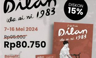 Novel “Dilan 1983 Wo Ai Ni” Sudah Bisa Dipesan