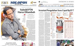 Solopos Hari Ini : Subsidi PTN Harus Ditambah