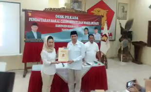 2 Kader Internal Ambil Formulir Pendaftaran Cabup di Partai Gerindra Sukoharjo