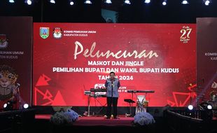 Sekretaris KPU Jateng Hadiri Peluncuran Maskot dan Jingle Pilbup Kudus 2024