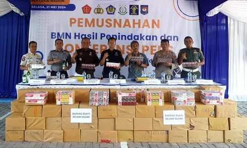 Kalapas Madiun Dukung Penuh Larangan Peredaran Rokok Ilegal