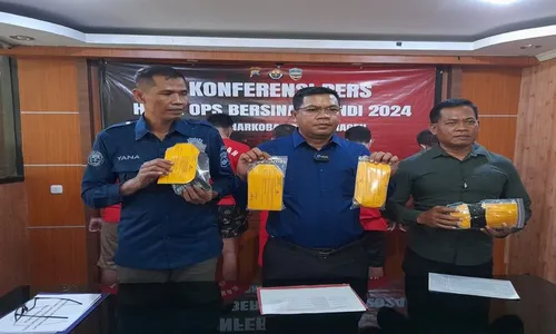 Lima Kasus Narkotika Berhasil Diungkap Polres Sragen dalam Operasi Bersinar