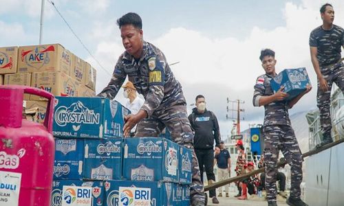 Peduli Sesama, BRI Peduli Bantu Korban Terdampak Erupsi Gunung Ruang