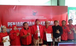 Wawali Teguh Prakosa Daftar Cawali Pilkada Solo 2024 dari PDI Perjuangan