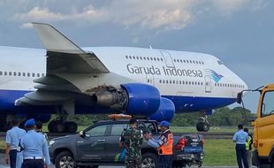 Garuda Grounded Pesawat Pengangkut Jemaah Haji yang Keluarkan Percikan Api