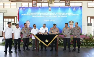 Semen Gresik dan Polda Jateng Teken MoU Pengamanan Objek Vital Nasional