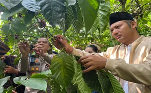 Agus Irawan Datang ke Wiwit Kopi di Banyuanyar, Minta Restu Jadi Cabup Boyolali