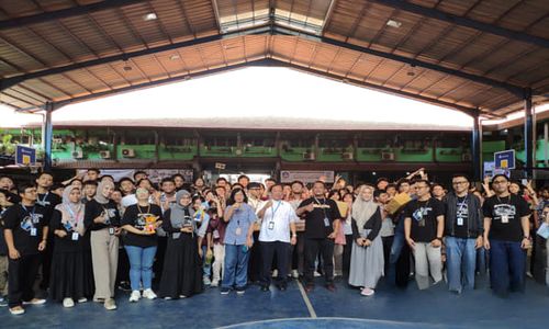 Diikuti 636 Siswa, Serunya Monpers Goes to School di SMP PL Bintang Laut Solo