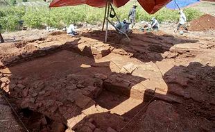 Temuan Situs Candi Bata di KIT Batang Diekskavasi BRIN