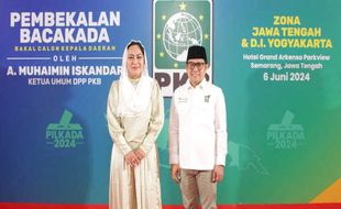 Bacawali Diah Warih Foto Bareng Cak Imin, Optimistis Terima Rekomendasi PKB